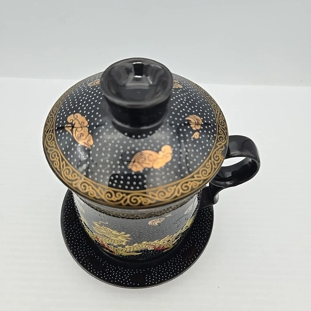 Jingdezhen Ceramic Tea Cup Office Coffee Mugs Kung Fu Tea Brewing Cup 350ml